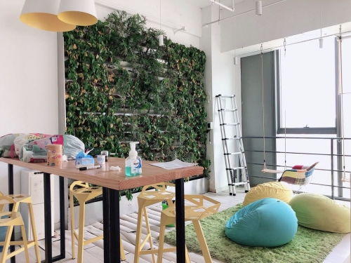 辦公室出租精裝正對電梯采光好帶家具丨地鐵直達誠盈中心北五環出租 辦公樓租賃 北京我愛我家